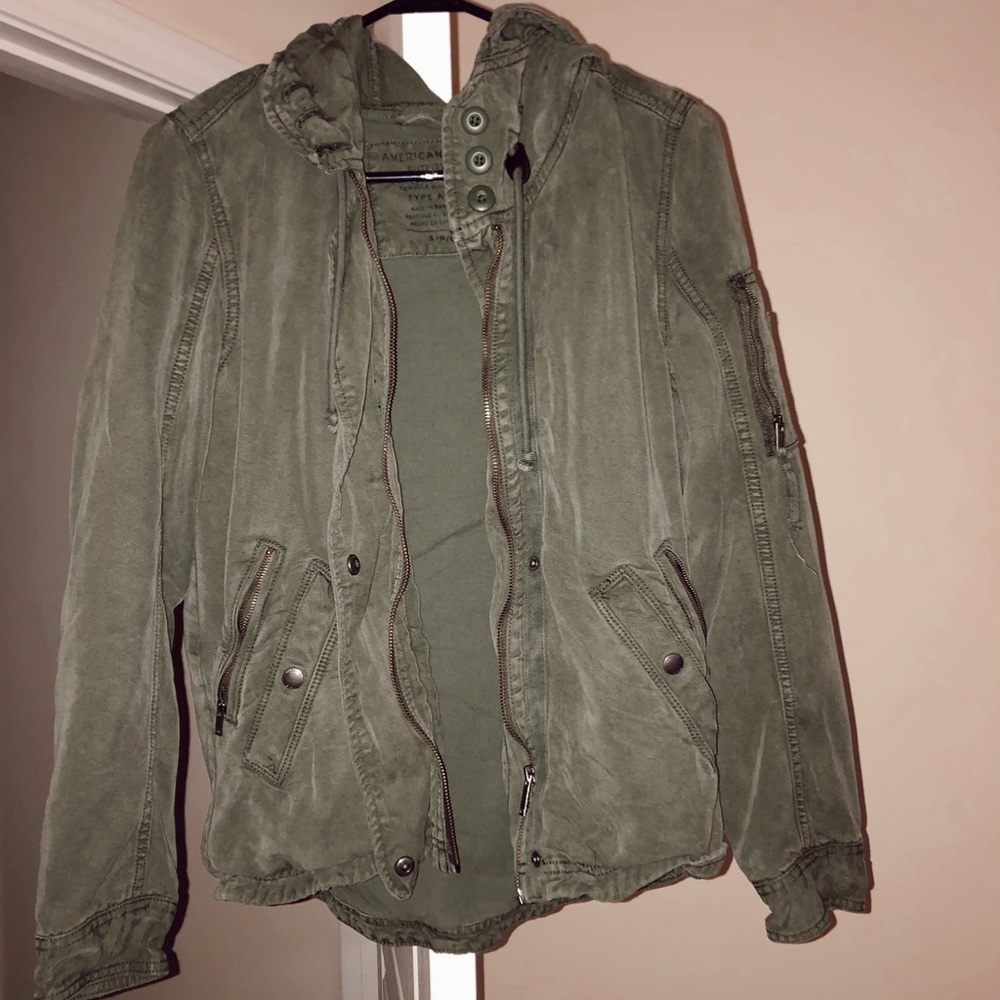American Eagle army green jacket